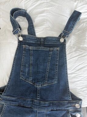 H&M Divided Women’s Dark Blue Denim Overalls